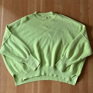 Free People Green Sweater